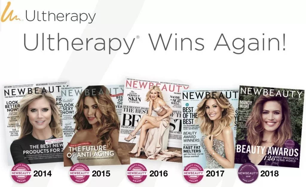 Ultherapy won New Beauty magazine award for best skin tightening treatment