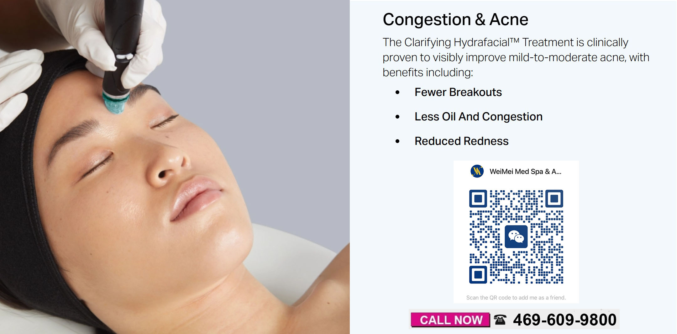 Hydrafacial treatment step